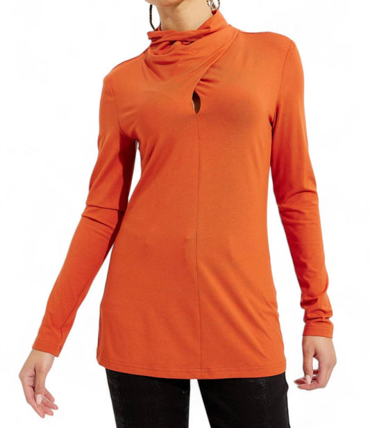 Joseph Ribkoff - MOCK NECK LONG SLEEVE TOP