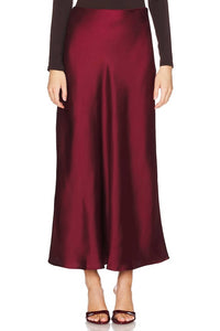 STEVE MADDEN Jeannie Skirt in cabernet - women's skirt