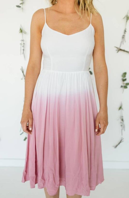 Pink Sunset Maxi Dress