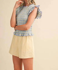 &Merci - Cottage Charm Smocked Blouse