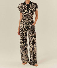 Exquise - Tailored Linen Palazzo Pant