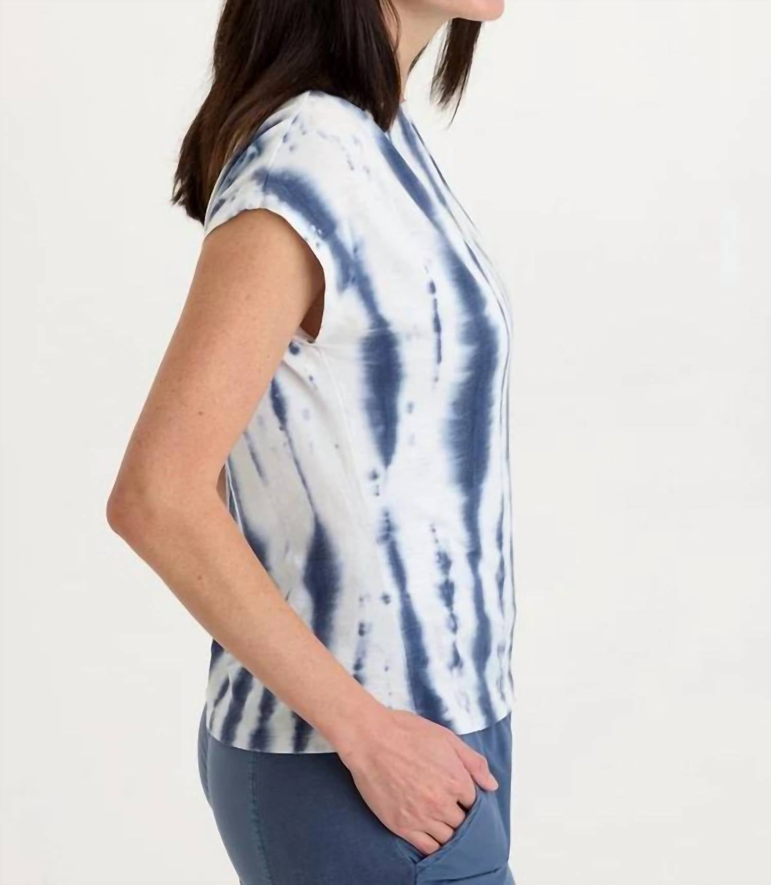 Xcvi - Arwen Soft Jersey Mock Neck Tee