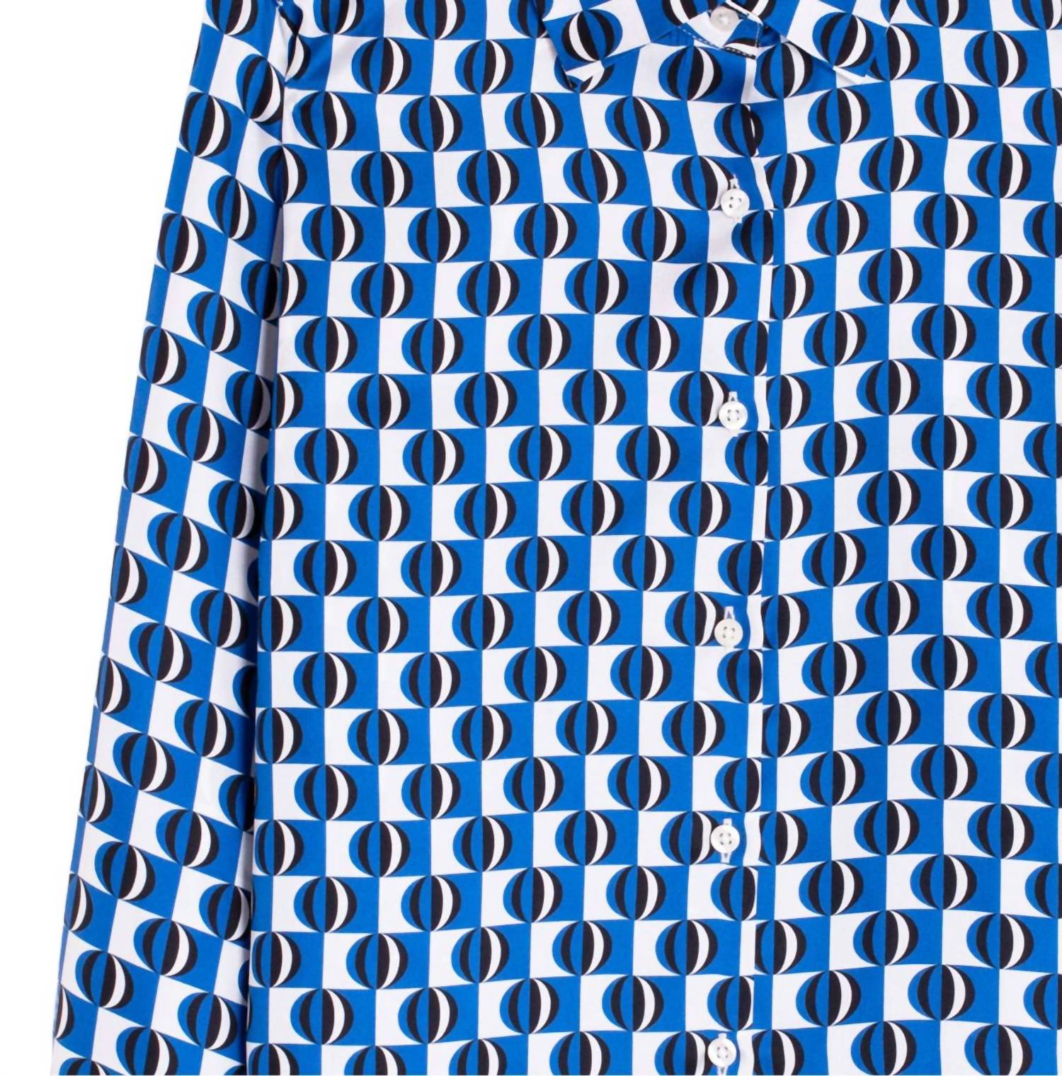 Vilagallo - Mariela Geometric Blouse