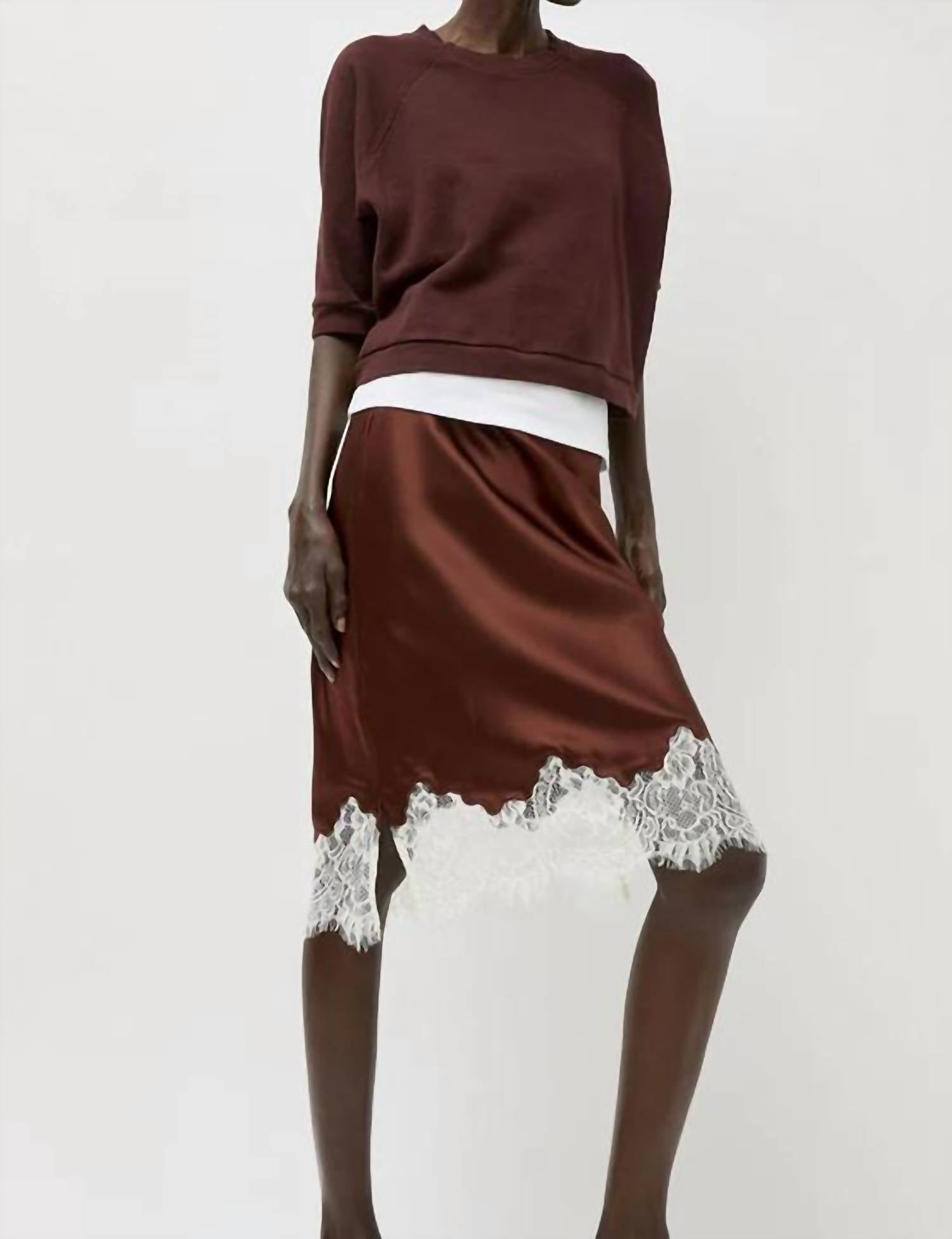 No. 6 - Reina Pull On Silk Skirt