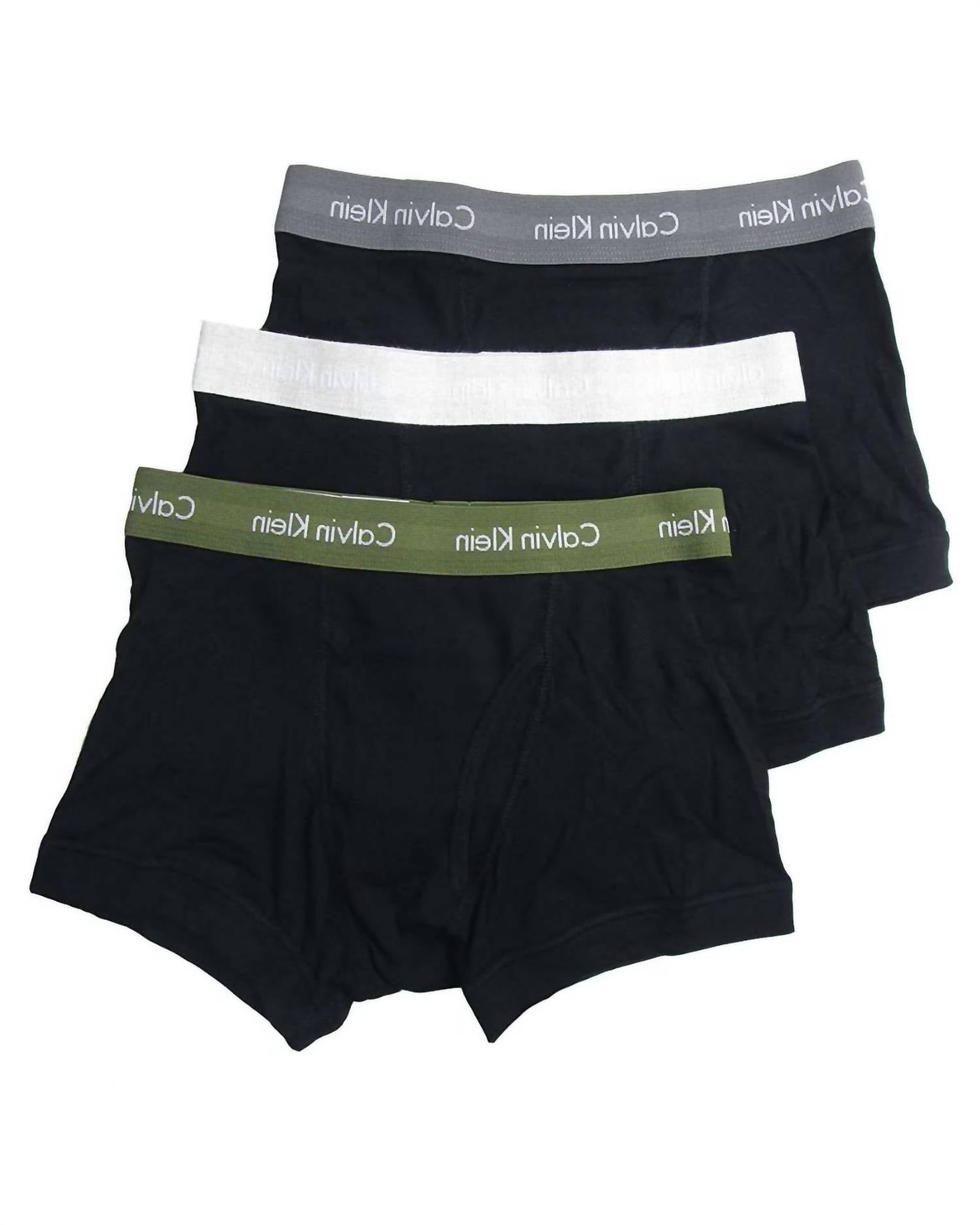 Calvin Klein - Men's Core Plus 3-pack Trunk Boxer Briefs