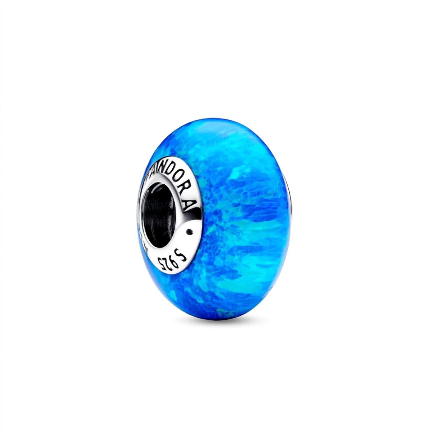 Pandora - Women's Ocean Deep Rounded Murano Glass Charm