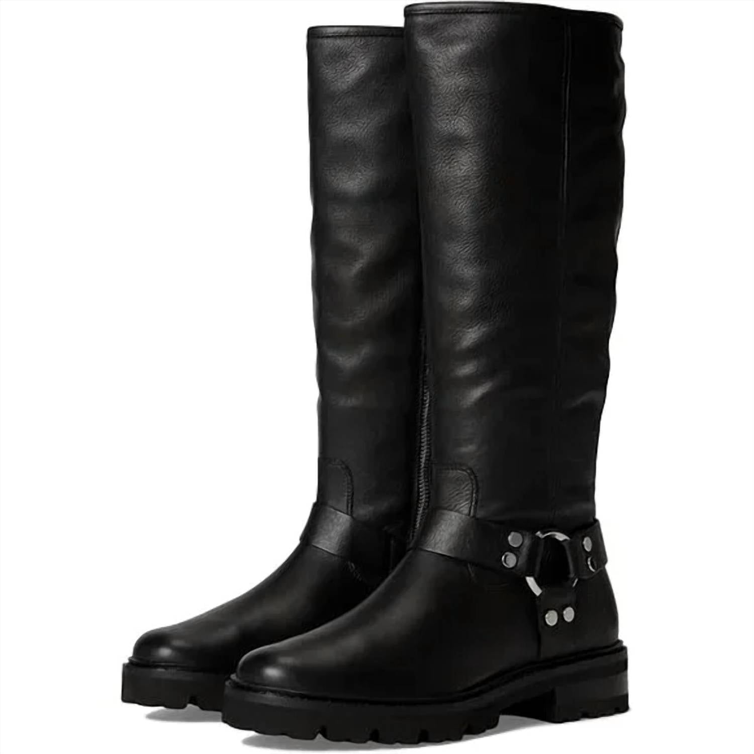 Frye - Women's Harness Tall Leather Zip-up Boots