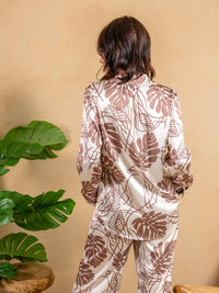 Paparazzi - Satin Button Front Mix Shirt
