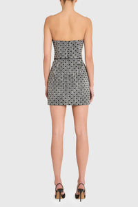 Amanda Uprichard - Puzzle Strapless Mini Dress