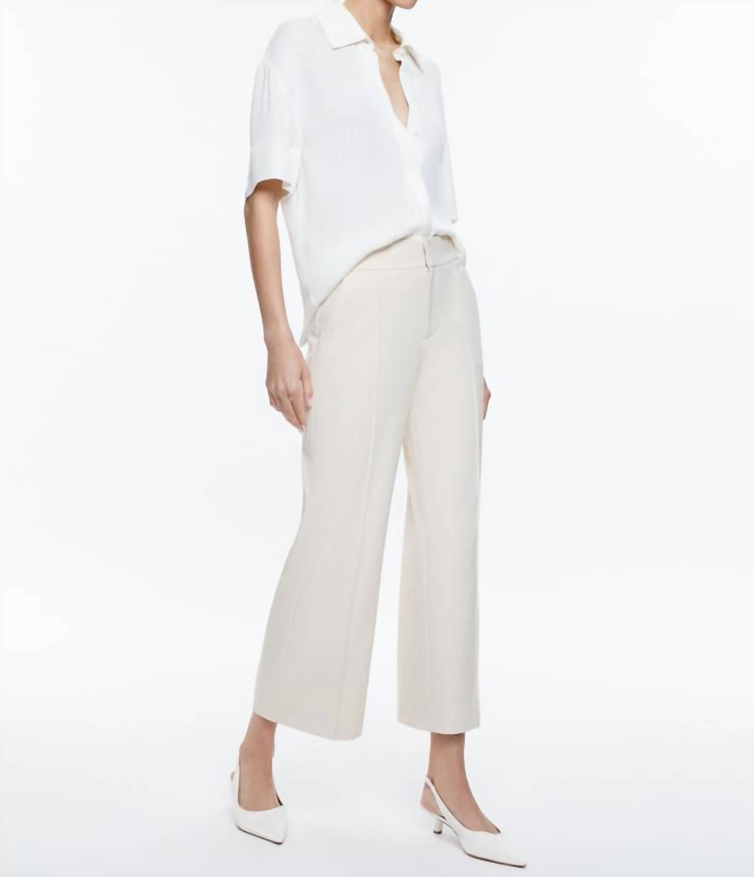 Alice + Olivia - Dylan Cropped Pant