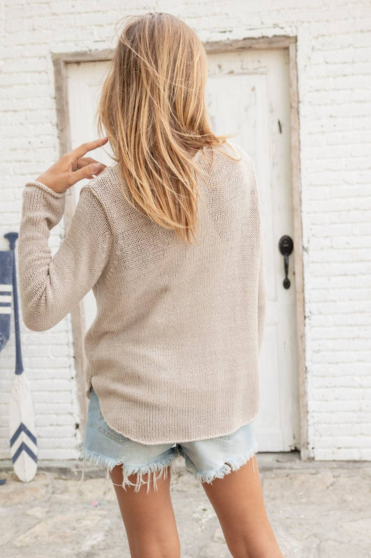 Wooden Ships - Flag 🇺🇸 Cropped Crew Cotton Sweater