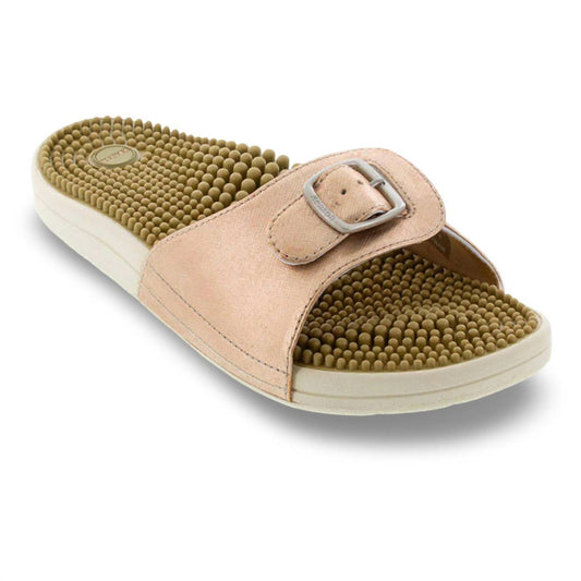 Kenkoh - Women's Chai V Buckle Slide Massage Sandals
