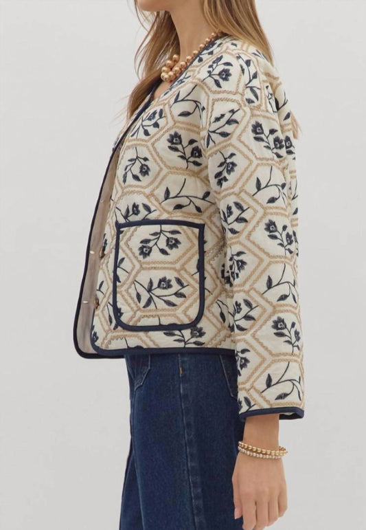 Entro - Pearl Quilted Jacket