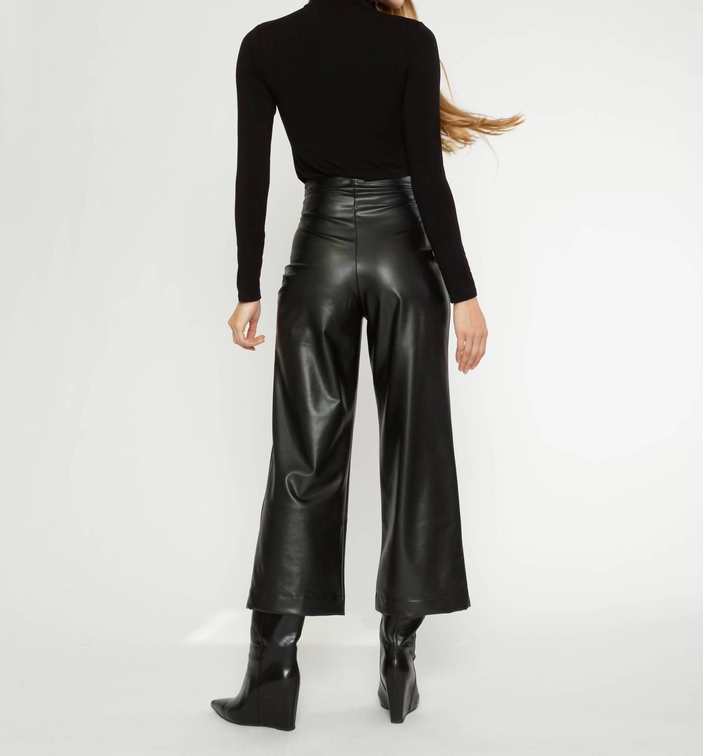 Ripley Rader - Vegan Leather Straight Leg Pant