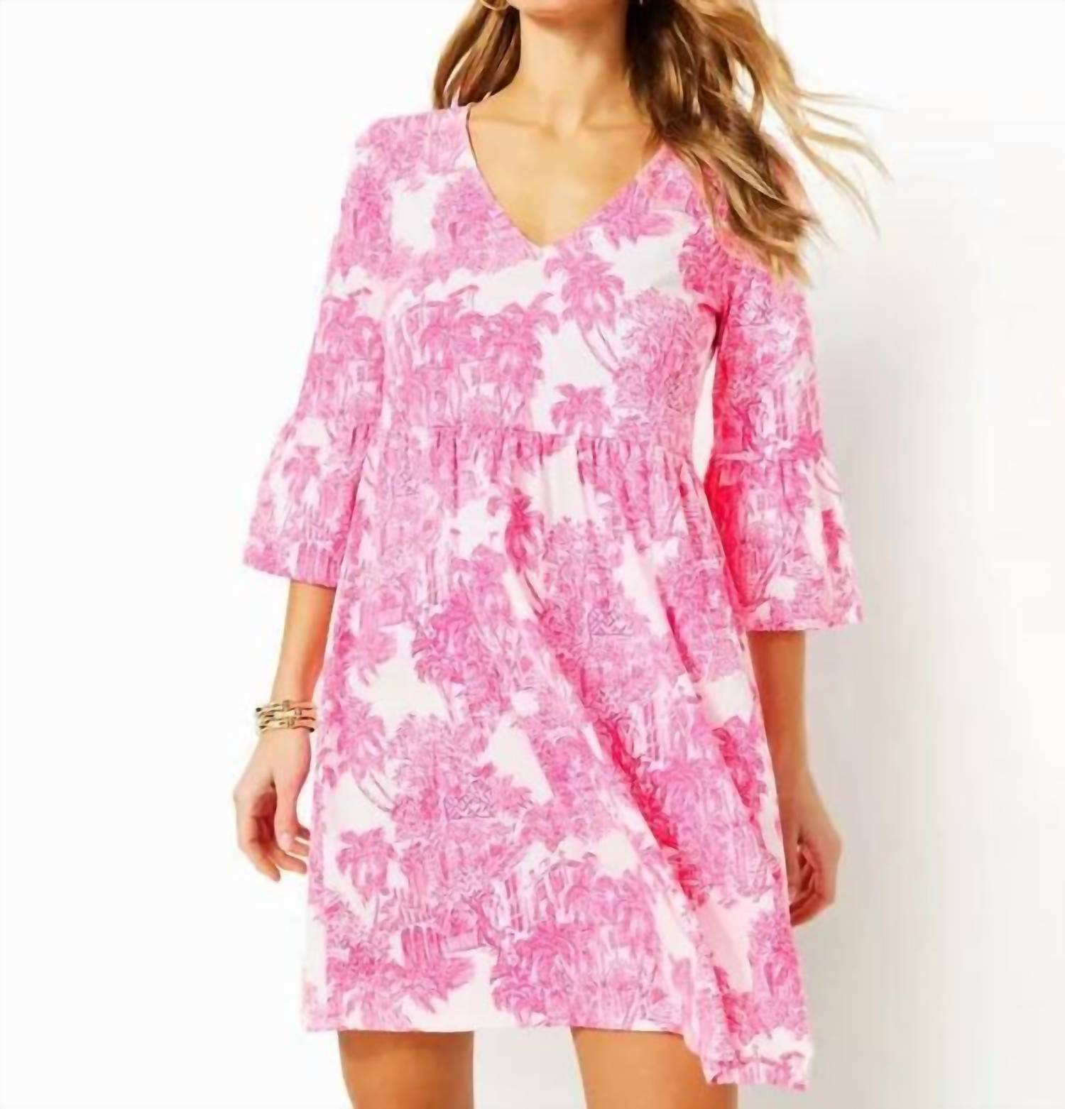 Lilly Pulitzer - Jannie V-neck 3/4 Sleeve Dress