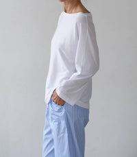 Donni. - Jersey Relaxed Boatneck Tee