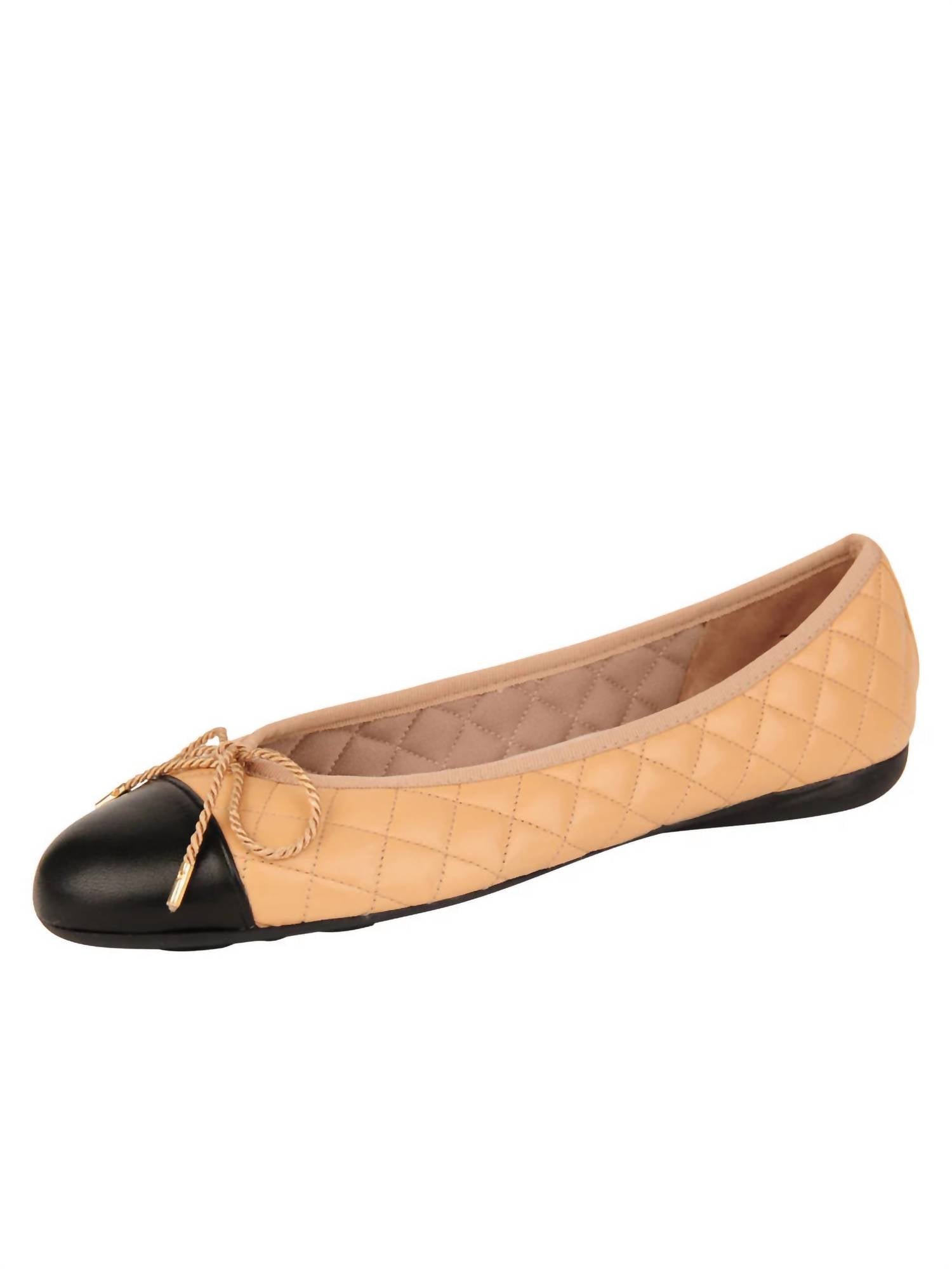 Paul Mayer/Attitudes - Women's Quilted Ballet Flat