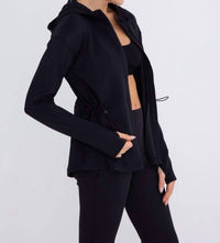 Mono B - Ribbed Hooded Jacket