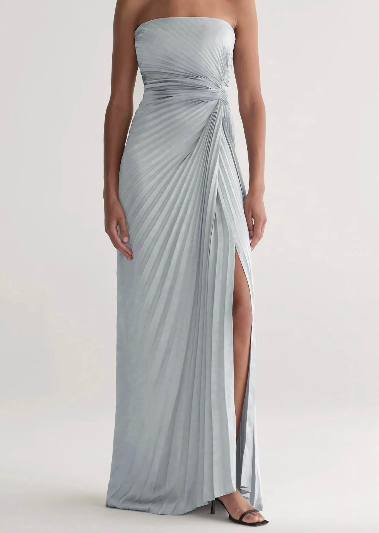A.L.C. - Layla Strapless Pleated Gown