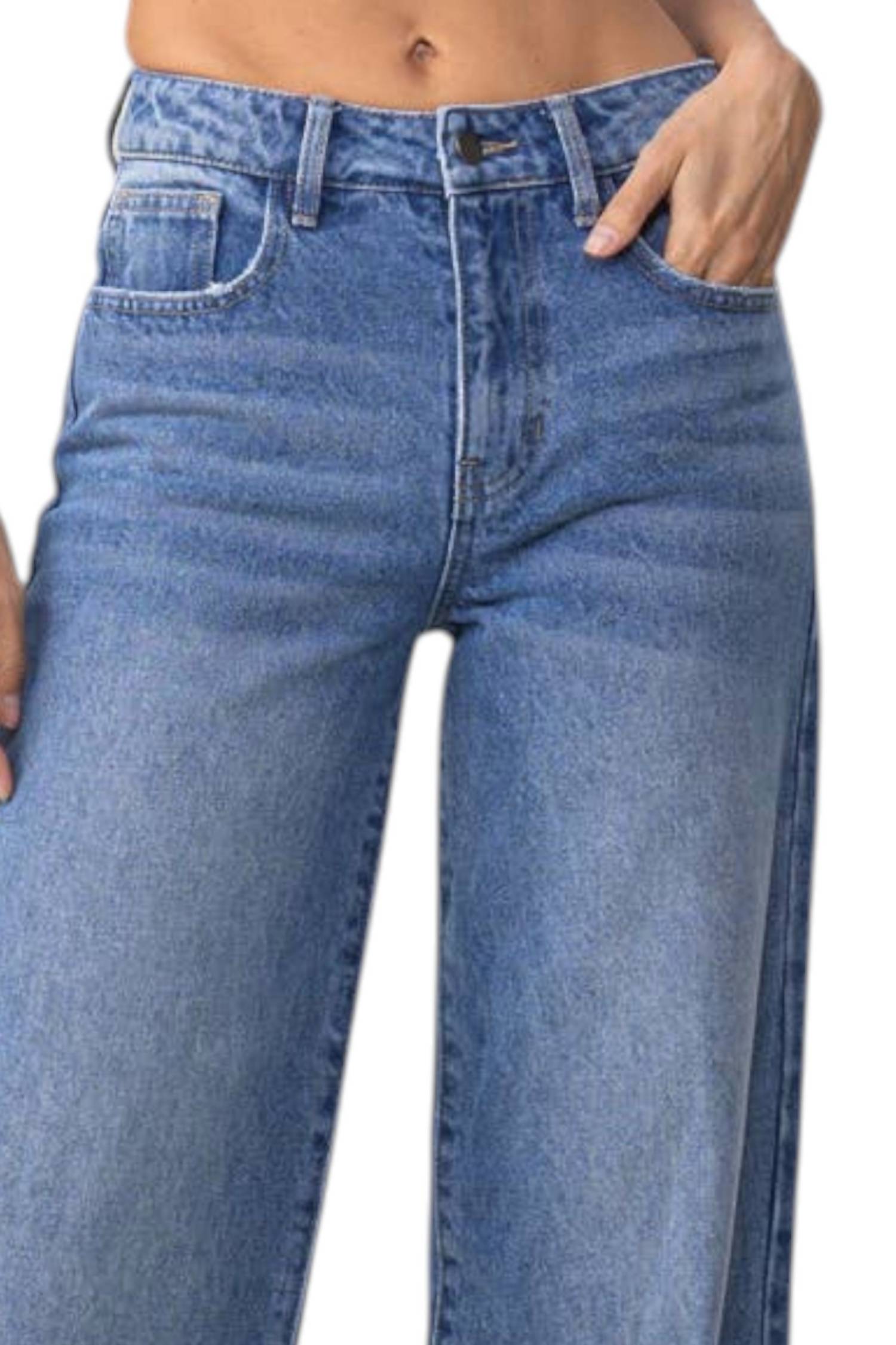 Jelly Jeans - Jamie High Rise Basic Wide Leg Jeans
