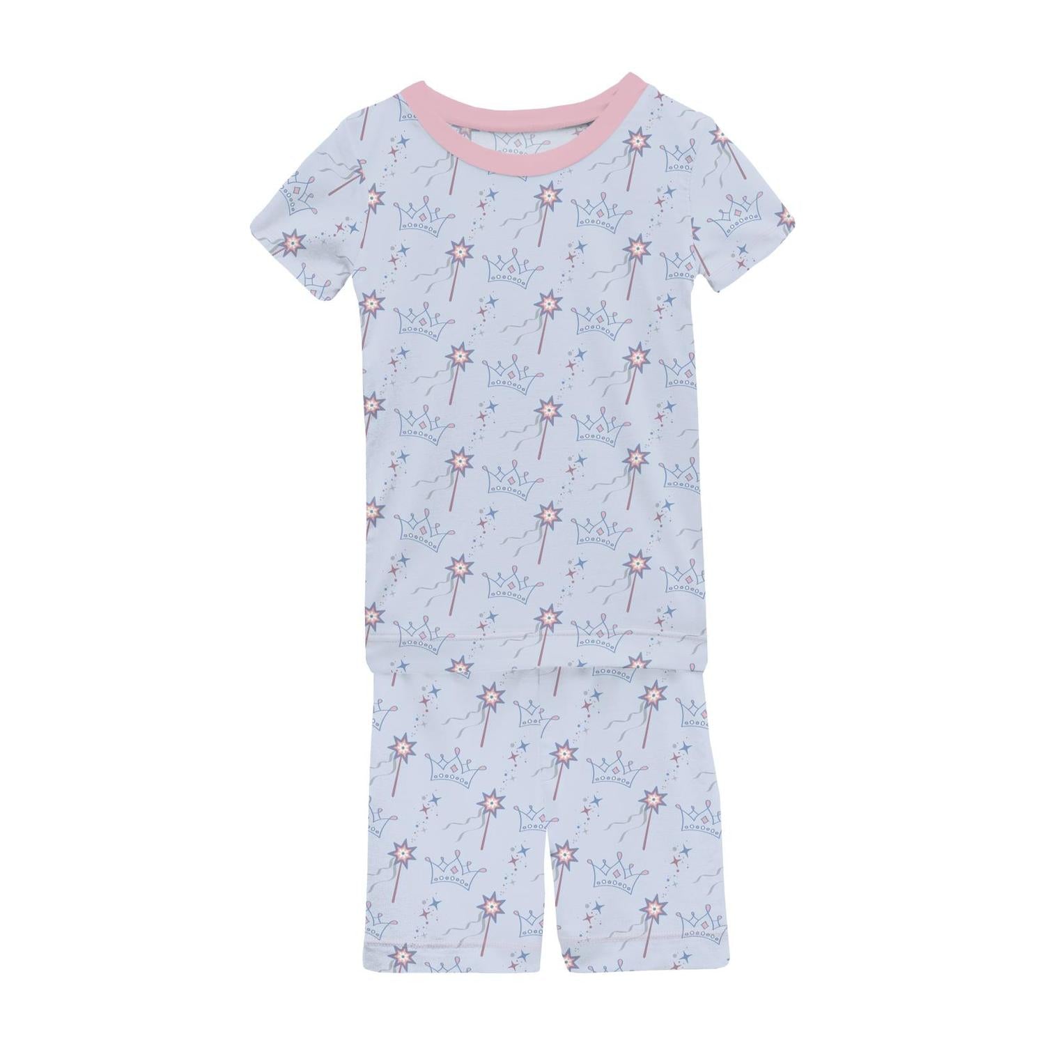 Kickee - Kids' Short Sleeve Pajama Set with Shorts