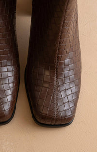 Oasis Society - Women's Demi Woven Block Heel Boot