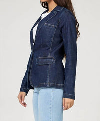 DEAR JOHN DENIM Minah Denim Blazer in naval academy - women's jacket - alternate view