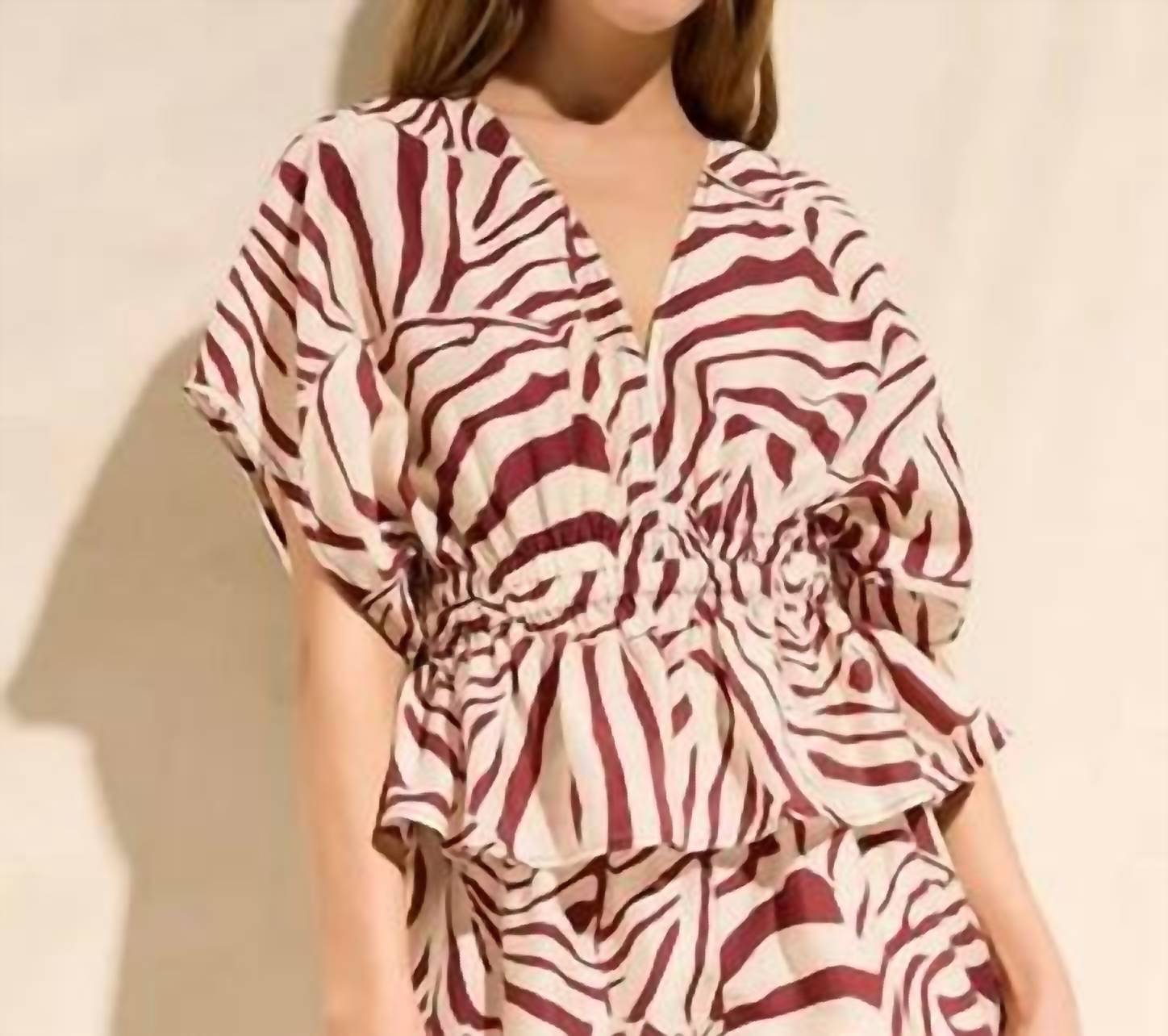 Marie Oliver - Vesta Peplum Top
