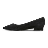 ROCKPORT Women's Tessa Pointy Toe Dress Shoes in black suede - women's flats - alternate view