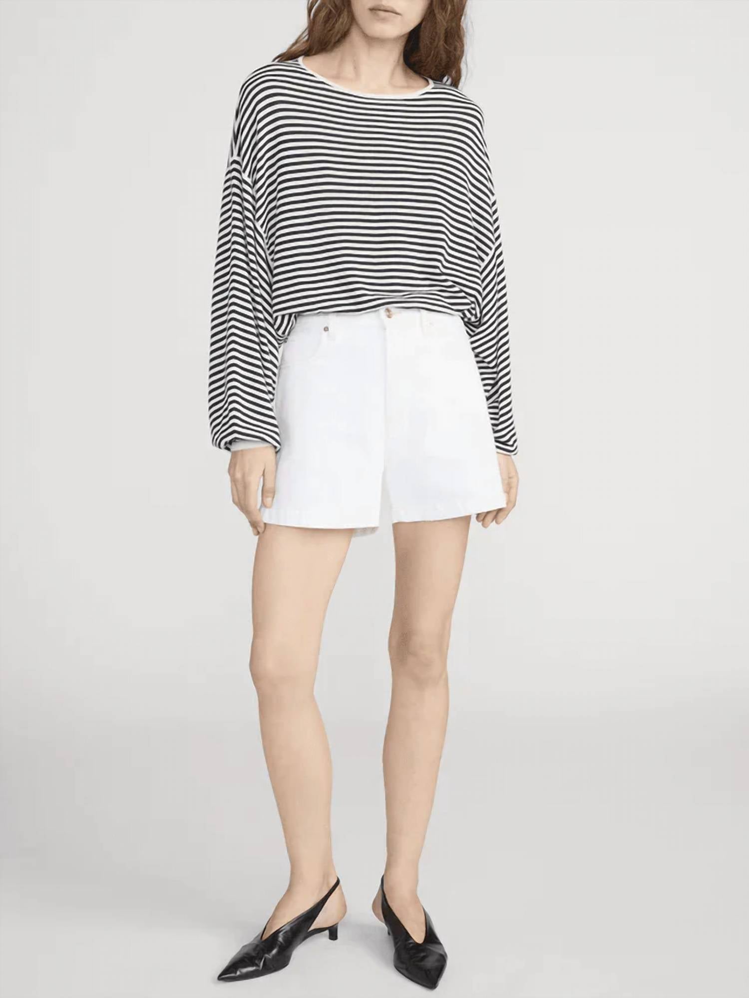 Frame - Striped Slouchy Sweater