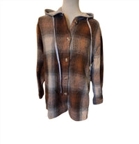 Papillon - Women's Hooded Button Up Shirt