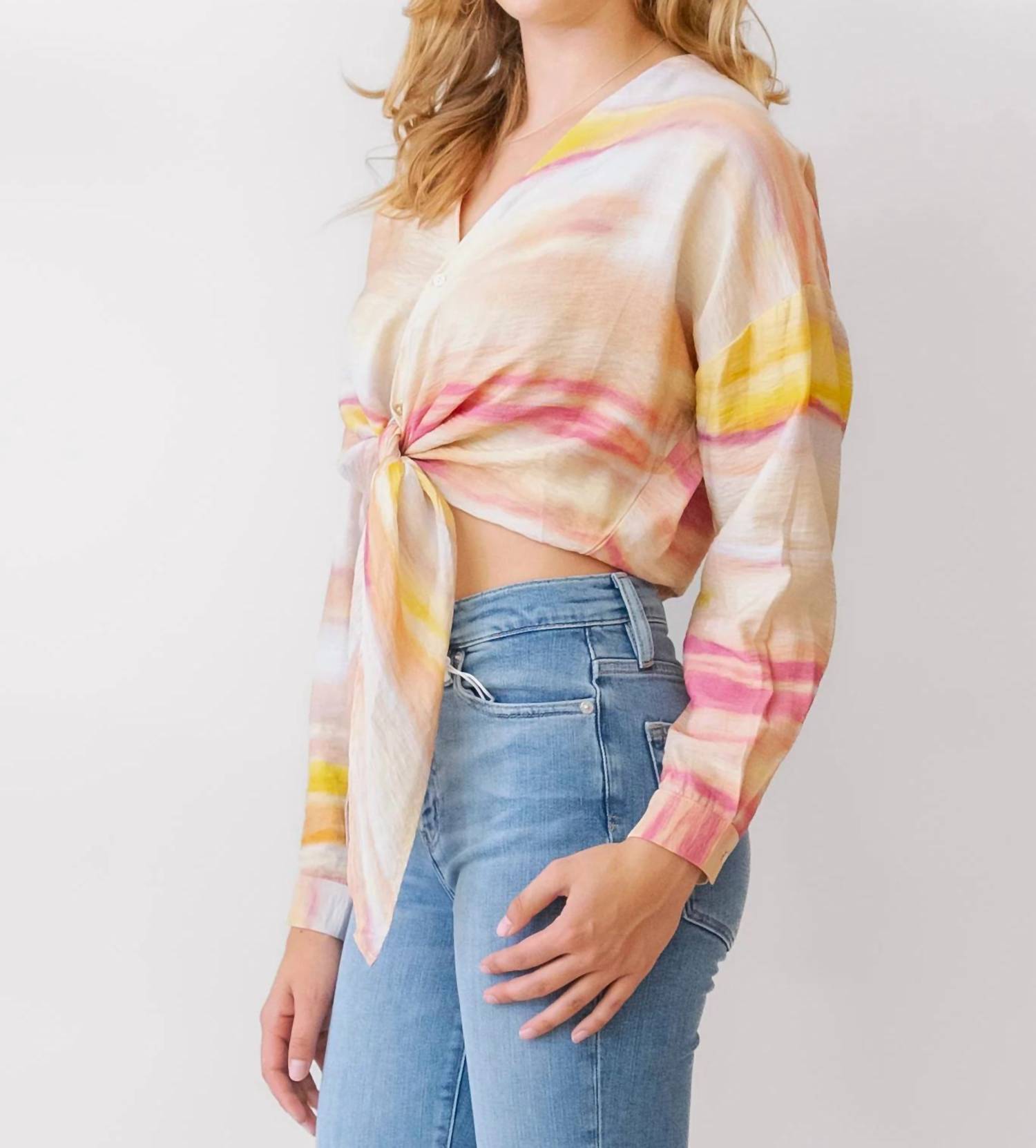 Lucy Paris - Gloria Front Tie Top