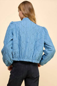 Tcec - Quilted Side Pockets Jacket