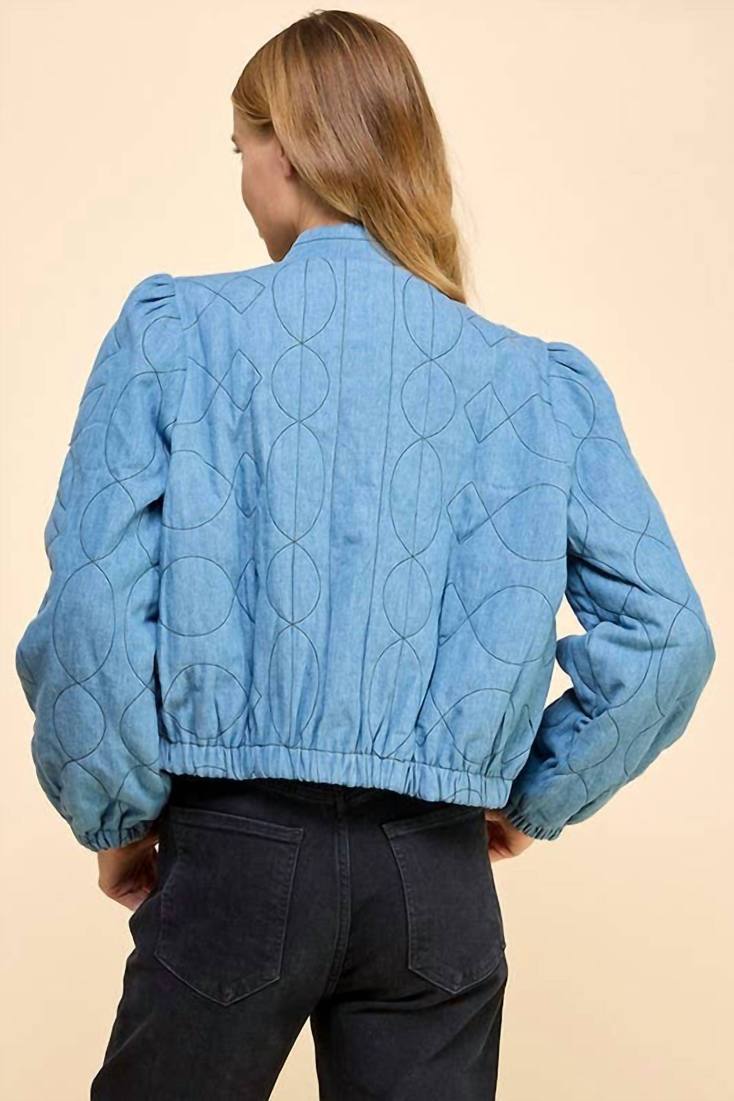 Tcec - Quilted Side Pockets Jacket