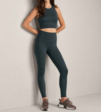 RHONE Revive 7/8 Waistband Legging in wild forest - women's pants - alternate view
