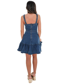 Flying Tomato - Celebrate You Denim Mini Dress