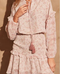 Dress Forum - Wanderer Paisley Floral Print Mini Dress