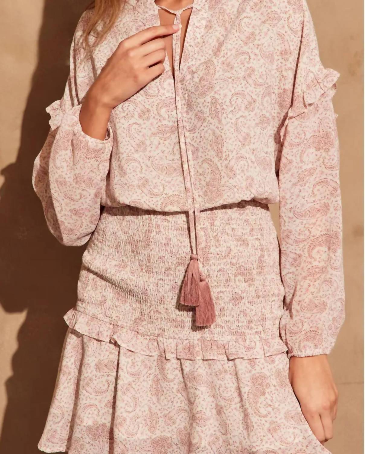 Dress Forum - Wanderer Paisley Floral Print Mini Dress