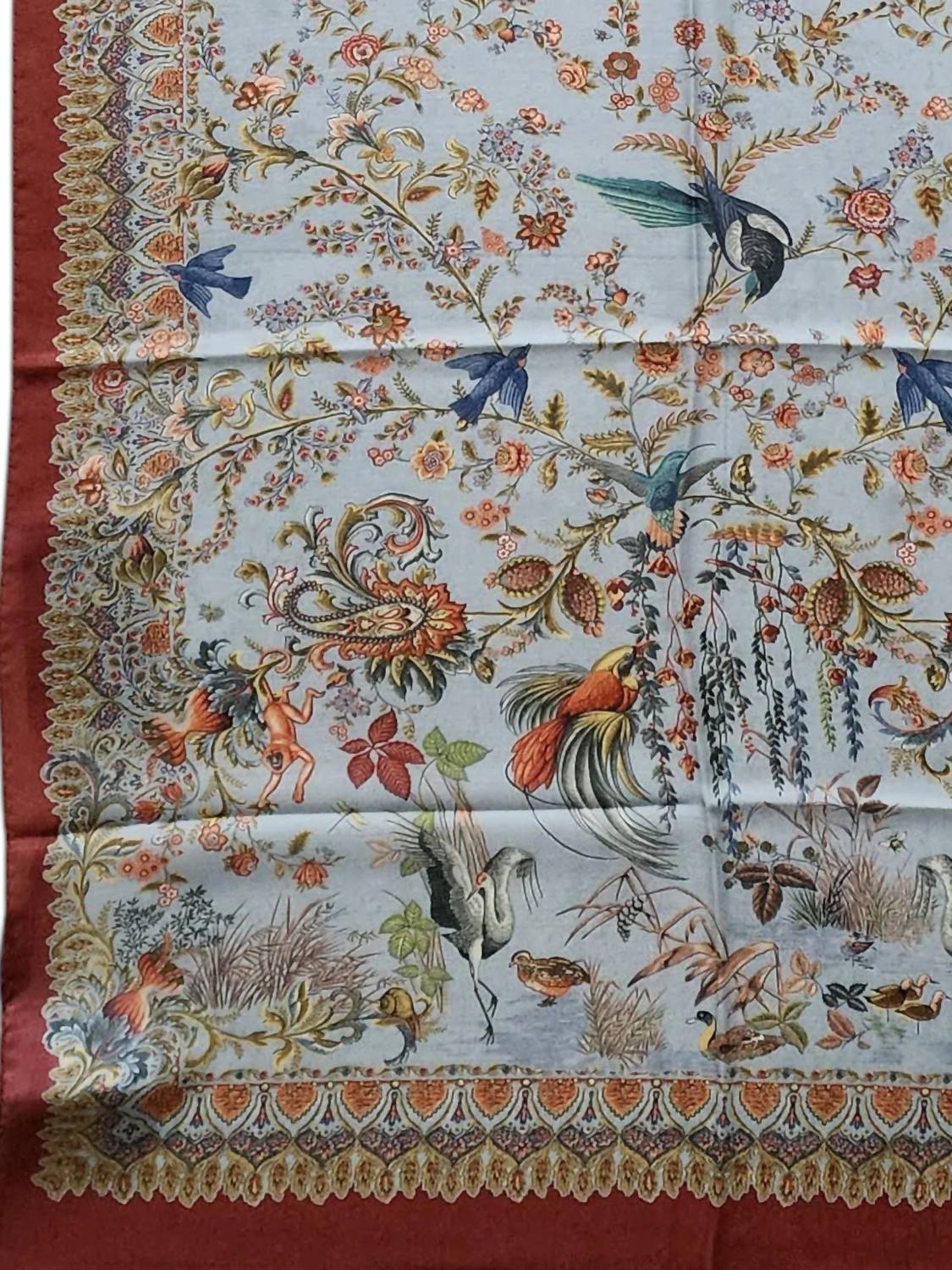 Etro - Women's Paisley & Floral Print Silk Blend Sheer Scarf