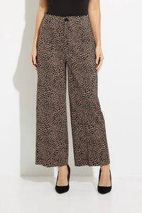 Joseph Ribkoff - Animal Print Wide Leg Pant