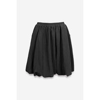 naked zebra Bubble Skirt With Elastic Waistband in black - women's skirt - alternate view