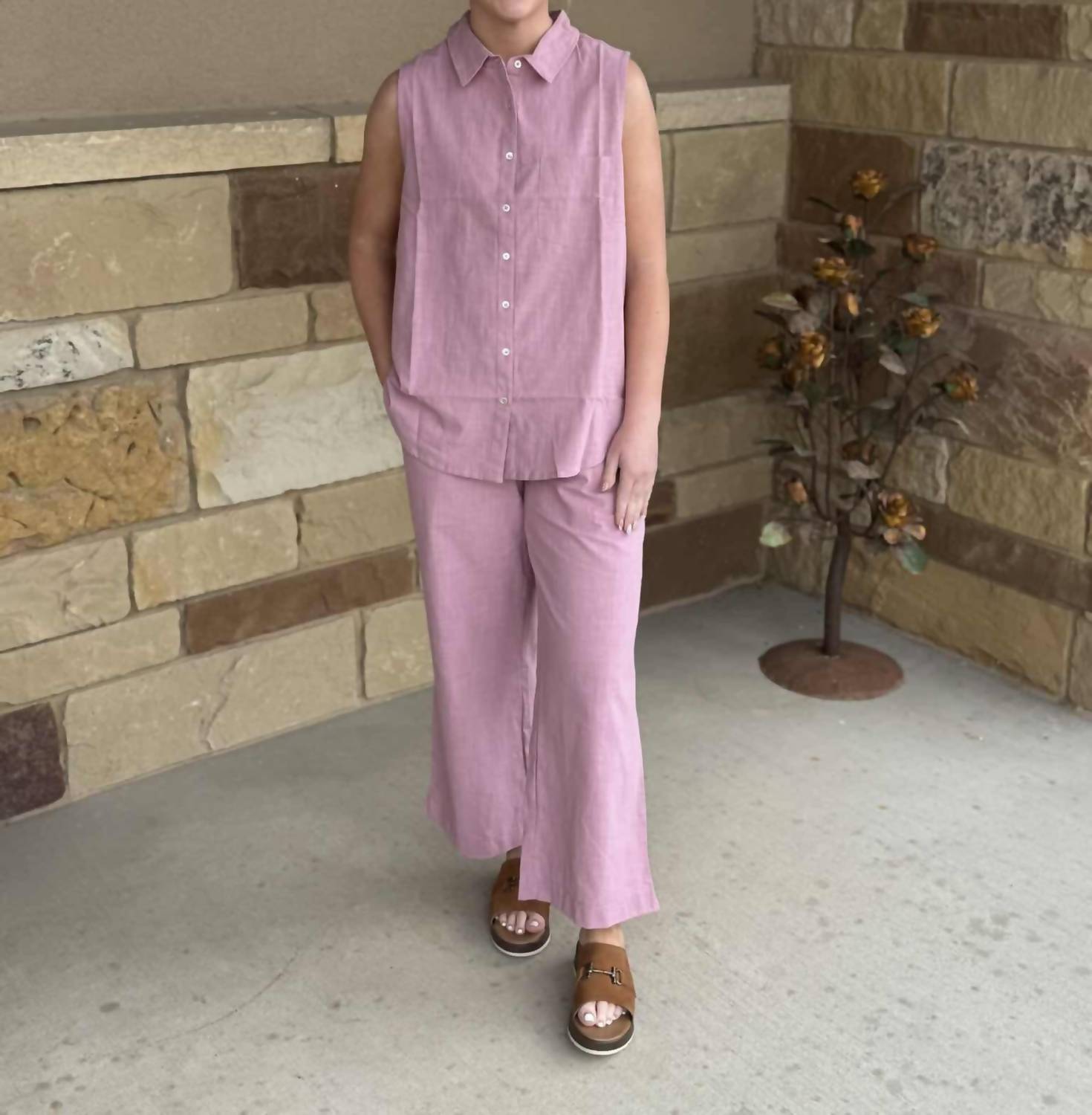 Dylan - Kelly Button Top