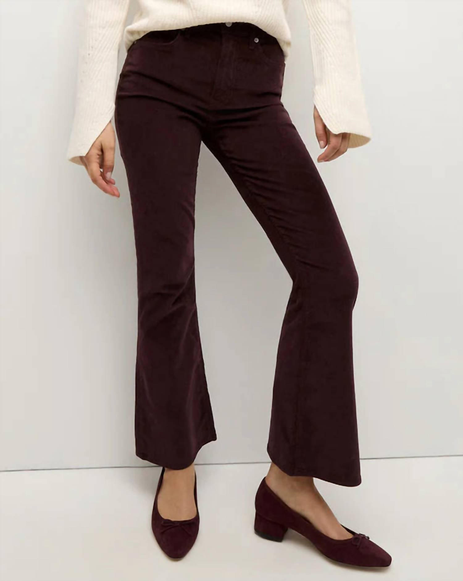 Veronica Beard - Women's Carson Ankle Flare Cord Pants