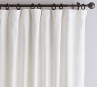 Pottery Barn Emery 3-in-1 Pole-top Blackout Curtain Panel - 50" X 108" in 1 pole top blackout curtain panel 50 x 108 in white - item