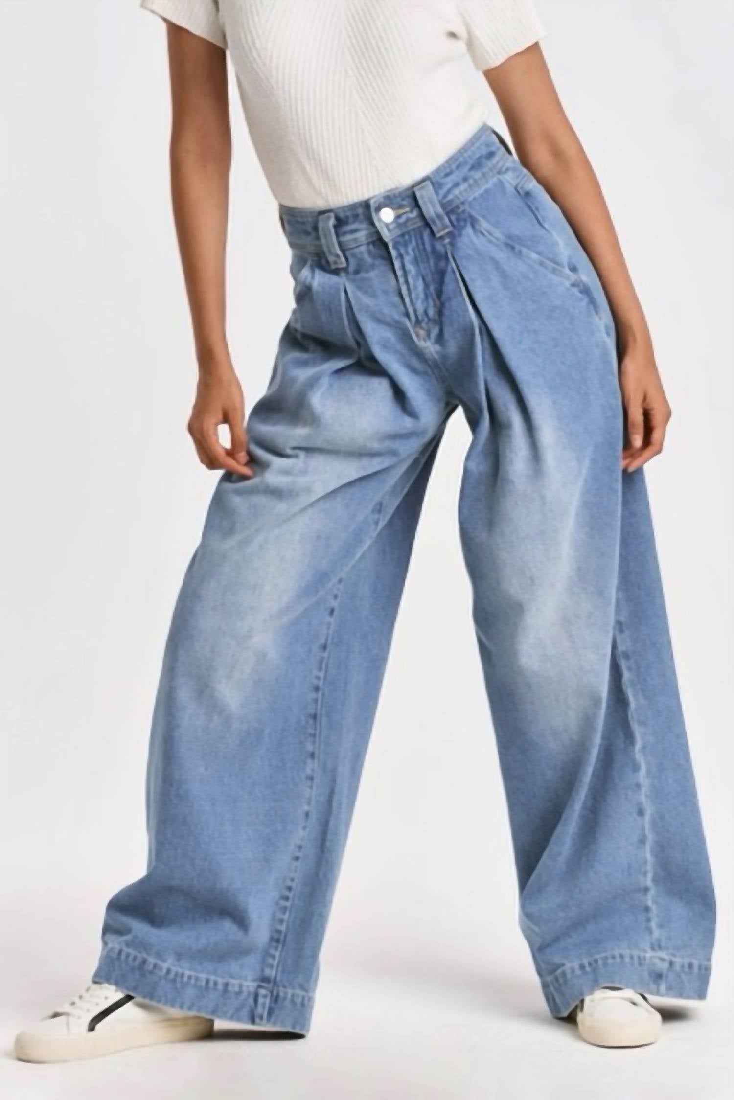 Dear John Denim - Lanee Super High Rise Wide Leg Jeans