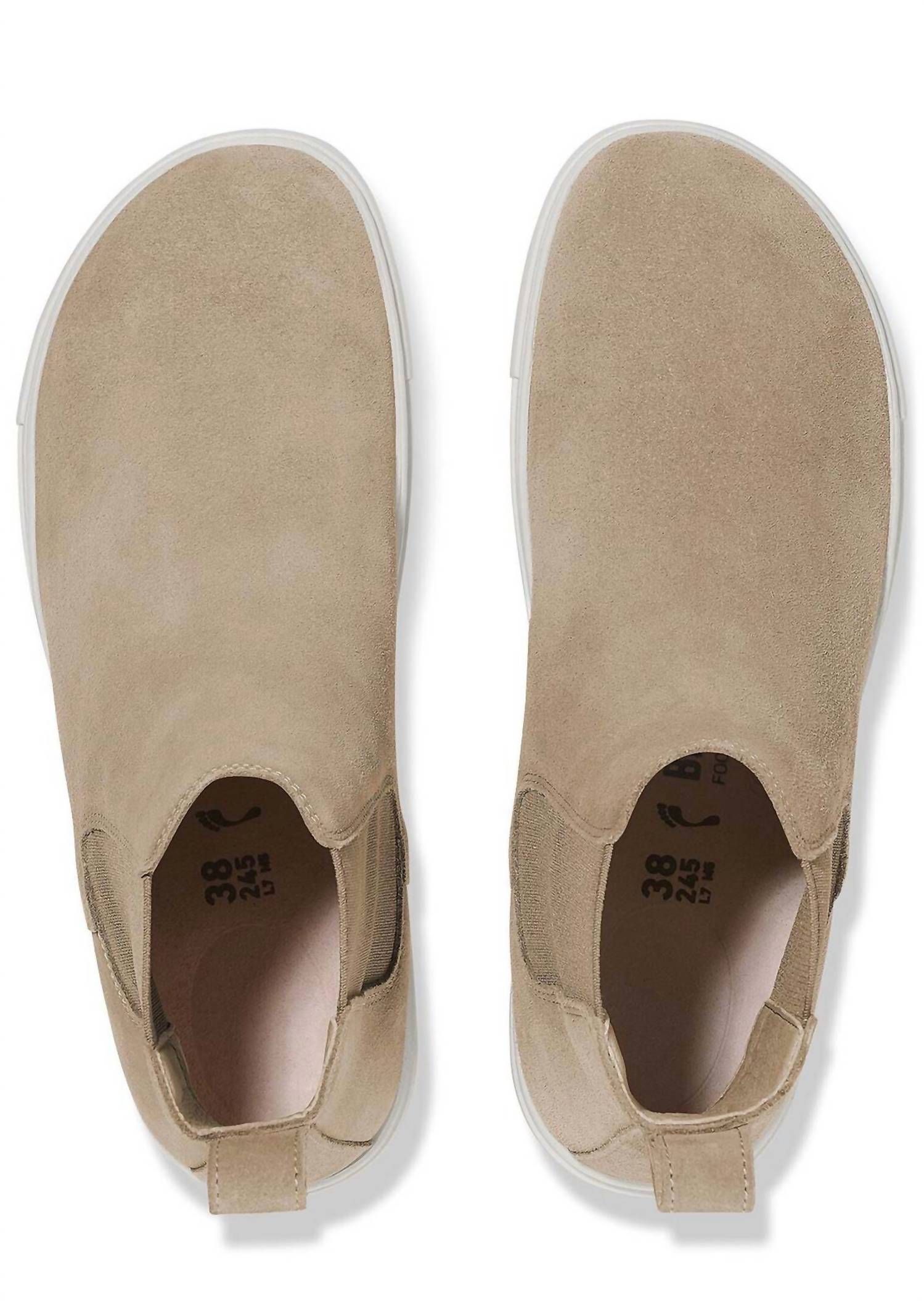 BIRKENSTOCK Women's Bend Chelsea Boot in taupe suede - women's shoe - view 4