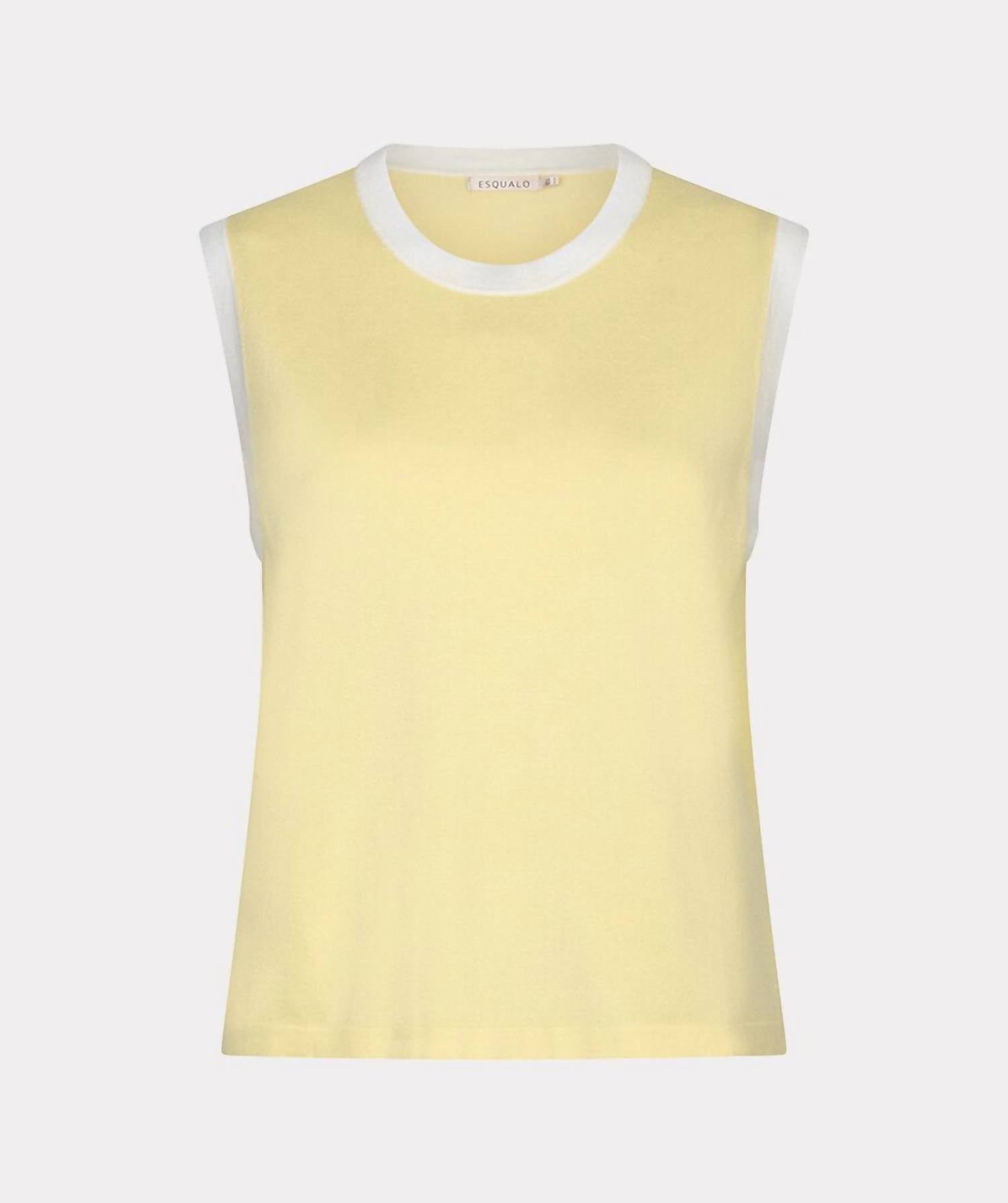 Esqualo - Rib Knit Top