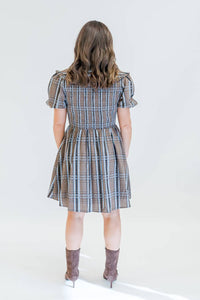 Aureum - Plaid Mini Dress