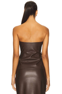 Susana Monaco - Faux Leather Tube Top