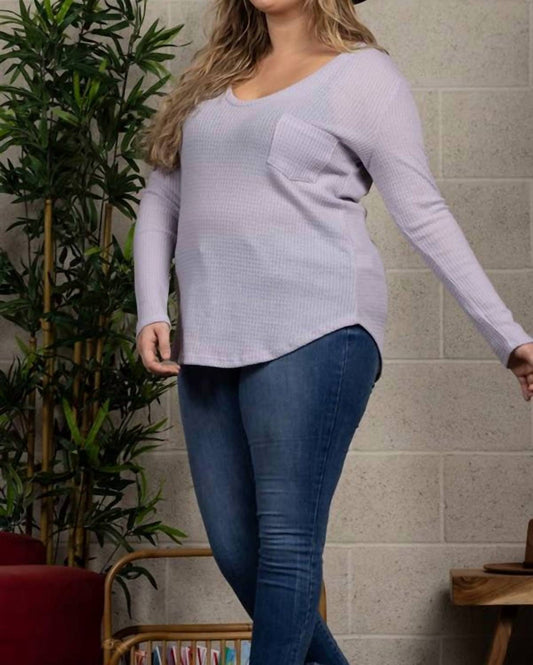 Blumin - Waffle Knit Top - Plus